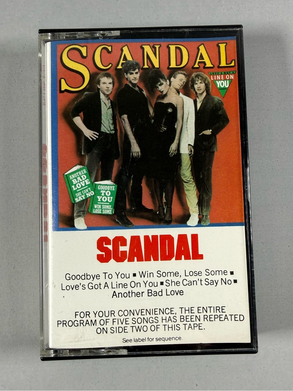 Scandal-Scandal Cassette Tape